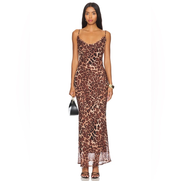 SNDYS. Dresses & Skirts - SNDYS Skin Maxi Dress in Leopard